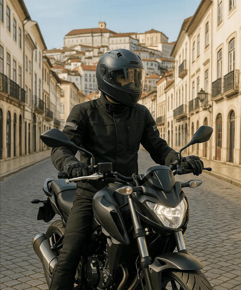 Motociclos Coimbra Escola Condução Universidade